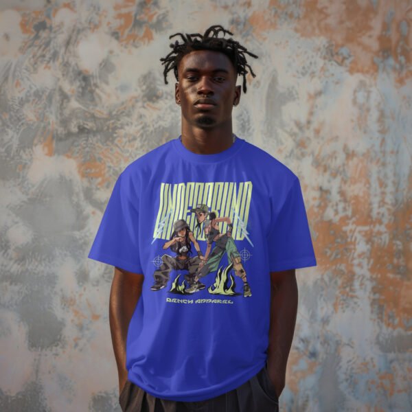 Blue Streetwear Tshirt By Bench – Underground - Image 2