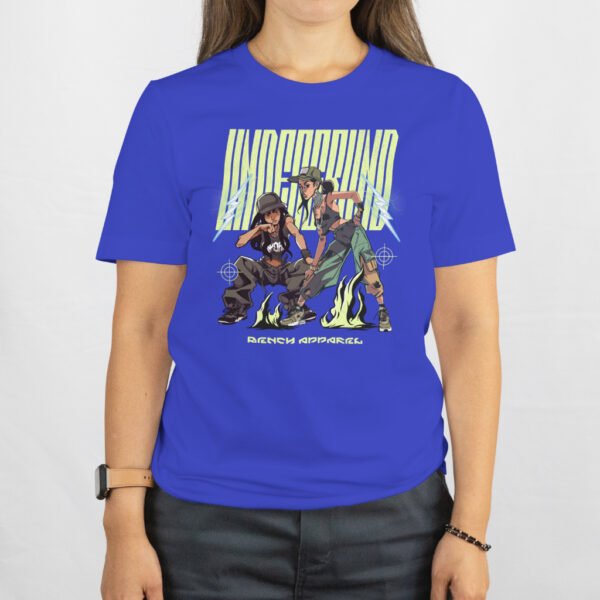 Blue Streetwear Tshirt By Bench – Underground - Image 3