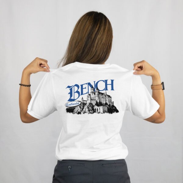 White Streetwear T-shirt By Bench – Confidential - Image 4