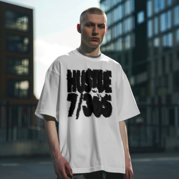 White Streetwear Tshirt By Bench – Hustle 365/7 - Image 2