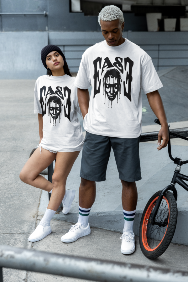 White Streetwear Tshirt By Bench – Easy - Image 2